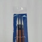 Набор из 3 кистей, волос смешанный, ручка бамбуковая HB244 уп. картон. подложка																										