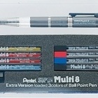 Набор Pentel Super Мulti 8: ручка-каранд.,5наборов цвет.грифелей 2мм,3н-ра стержней, точилка РН803ST
