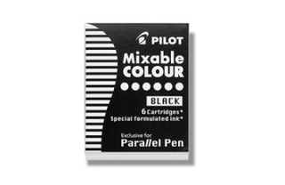 Картридж для ручки пер. IC-P3-S6 (B) Пилот (черный)