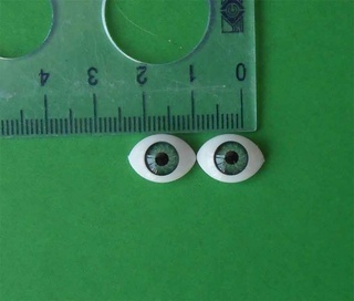 Глаза для кукол (пара)10х15 (пластик)
