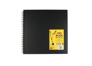 2300382 Блокнот д/зарисовок BLACK BOOK 200г/м, 30*30см. 40л. пейзаж тв. обл. спираль черный																										
																										