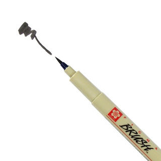 Ручка капиллярная Pigma Brush Чёрный XSDK-BR#49 SAKURA																										