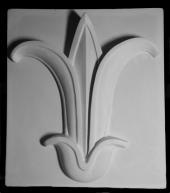 Орнамент цветок лотоса, гипс(арт.60-602) 32*36*6см.																										
