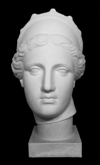 Голова Венеры Капуа (с кокошником), гипс (арт. 10-132)