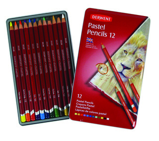 32991 Набор пастельных карандашей Pastel 12цв в в метал.уп DERWENT

