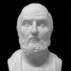 Бюст Гиппократа, гипс(арт.10-127)

