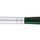 344002 Кисть синтетика "Creative" плоская,ручка короткая, цвет изумруд. №2
