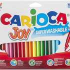 Фломастеры Carioca "Joy" 24цв. смываемые, картон европодвес 40532
