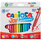 Фломастеры Carioca "Joy" 30цв. 36шт. смываемые, картон европодвес 40616
