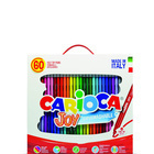 Фломастеры Carioca "Joy"  60шт. смываемые, картон пласт. ручка 41015
