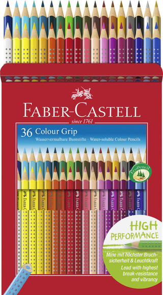 112442 Цв.карандаши GRIP 2001, набор цветов, в картонной коробке, 36цветов																										
