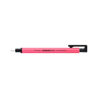 Ластик-карандашTombow MONO Zero Refill , неоново-розовый корпус, круглый , 2,3мм EH-KUR83
