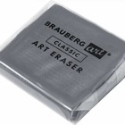 Ластик-клячка 40*36*10 мм супермягкий, серый BRAUBERG ART "CLASSIC" 228064																										
