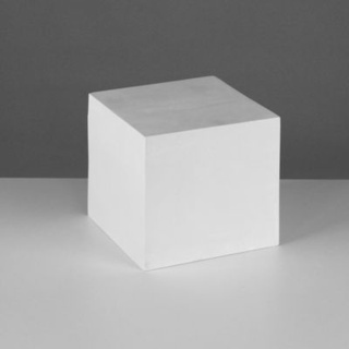 Куб 20см, гипс (арт.30-324) 
